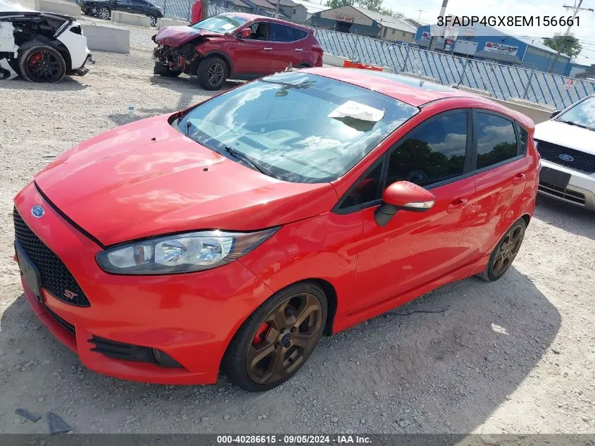 2014 Ford Fiesta St VIN: 3FADP4GX8EM156661 Lot: 40286615