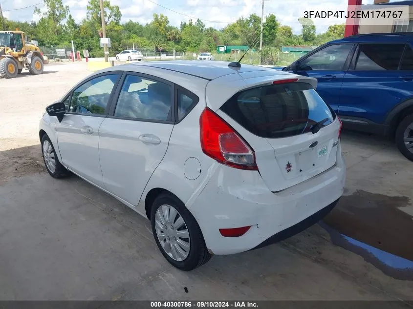 3FADP4TJ2EM174767 2014 Ford Fiesta S