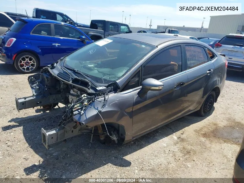 2014 Ford Fiesta Titanium VIN: 3FADP4CJXEM204484 Lot: 40301206