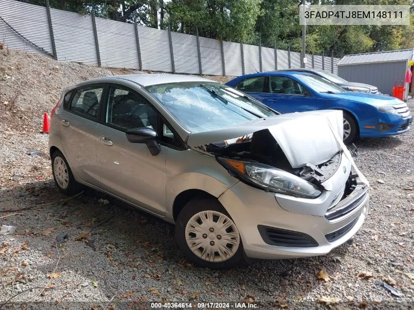 2014 Ford Fiesta S VIN: 3FADP4TJ8EM148111 Lot: 40364614