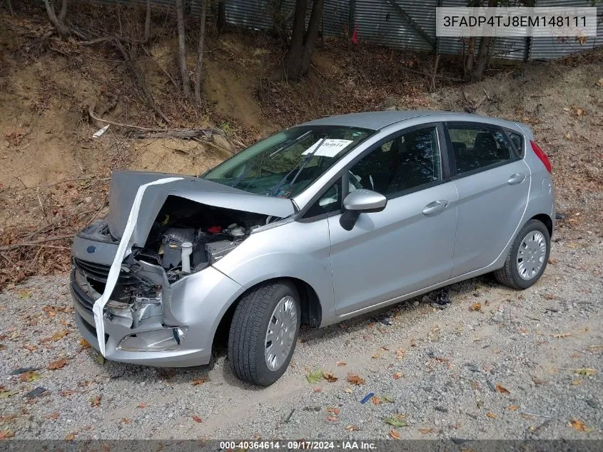 2014 Ford Fiesta S VIN: 3FADP4TJ8EM148111 Lot: 40364614