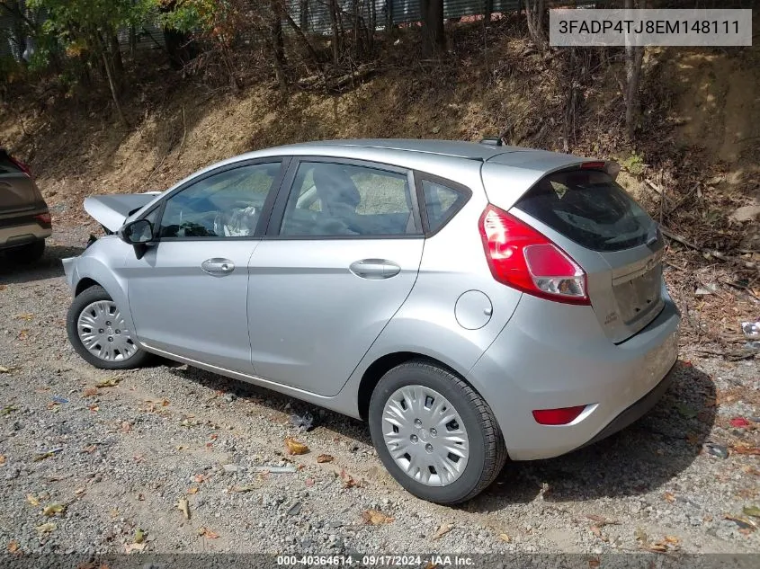 2014 Ford Fiesta S VIN: 3FADP4TJ8EM148111 Lot: 40364614