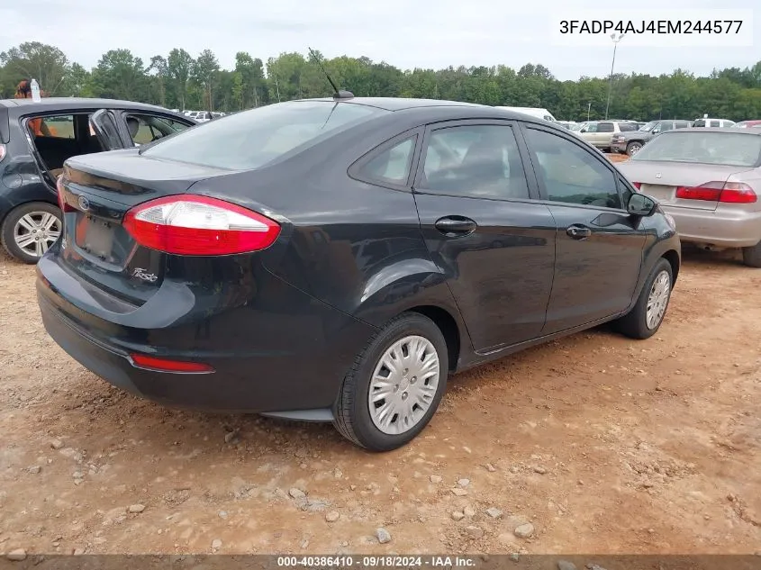 3FADP4AJ4EM244577 2014 Ford Fiesta S