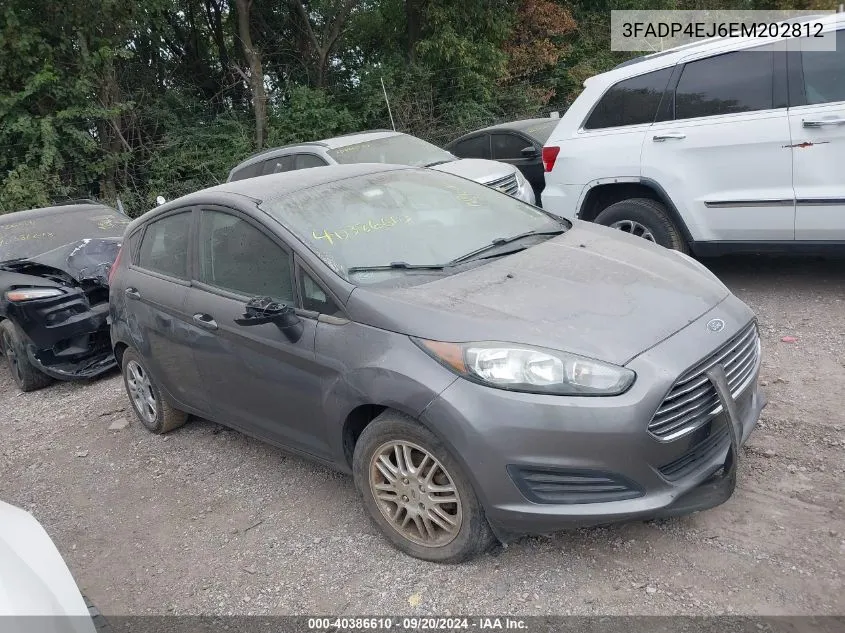 2014 Ford Fiesta Se VIN: 3FADP4EJ6EM202812 Lot: 40386610