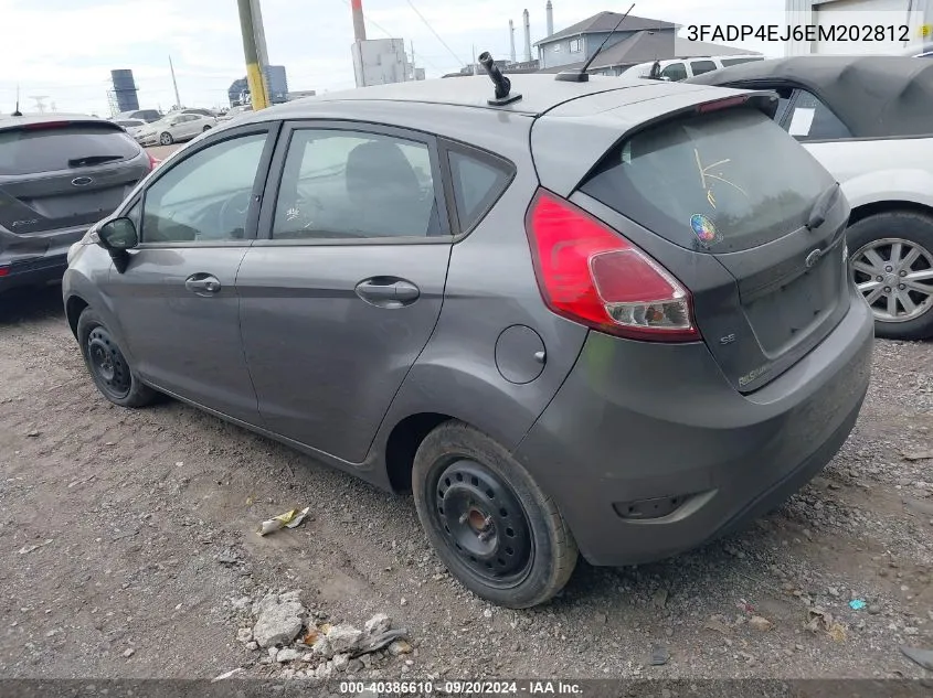 3FADP4EJ6EM202812 2014 Ford Fiesta Se