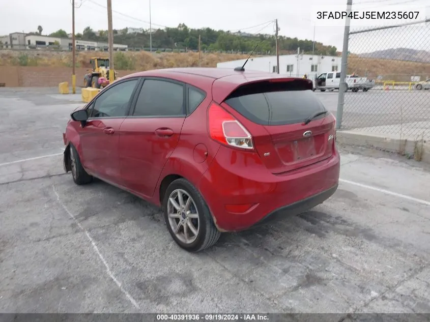 2014 Ford Fiesta Se VIN: 3FADP4EJ5EM235607 Lot: 40391936