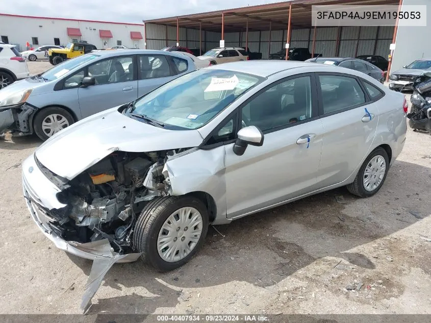 2014 Ford Fiesta S VIN: 3FADP4AJ9EM195053 Lot: 40407934