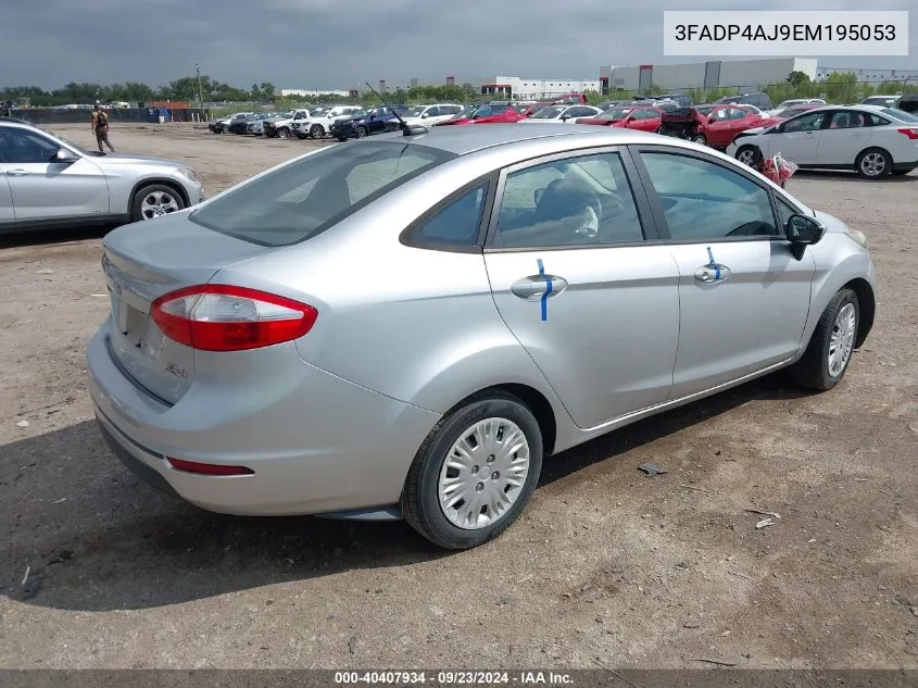 3FADP4AJ9EM195053 2014 Ford Fiesta S