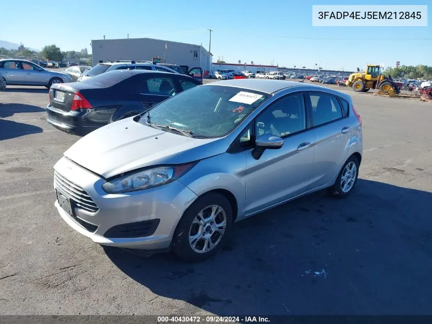 2014 Ford Fiesta Se VIN: 3FADP4EJ5EM212845 Lot: 40430472