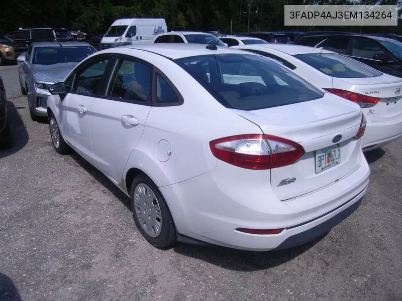 2014 Ford Fiesta S VIN: 3FADP4AJ3EM134264 Lot: 40431815