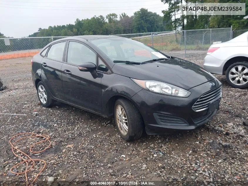 3FADP4BJ0EM239584 2014 Ford Fiesta Se