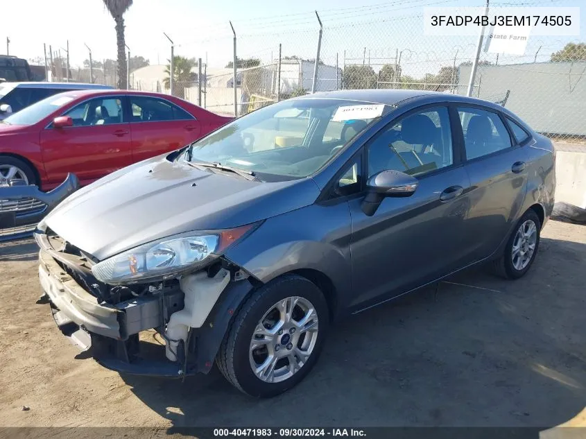 3FADP4BJ3EM174505 2014 Ford Fiesta Se