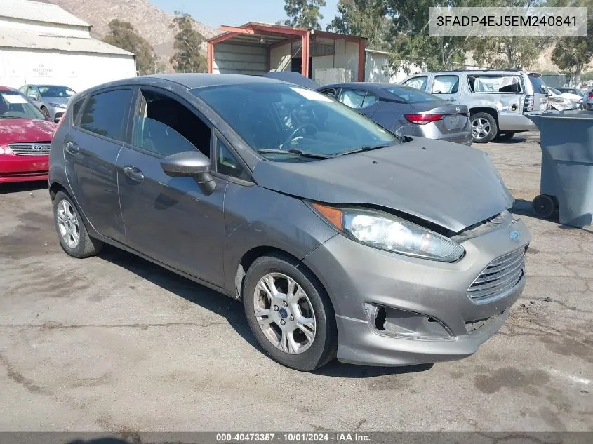 3FADP4EJ5EM240841 2014 Ford Fiesta Se