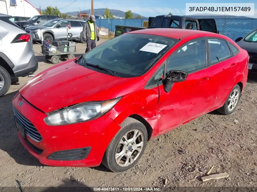 3FADP4BJ1EM157489 2014 Ford Fiesta Se