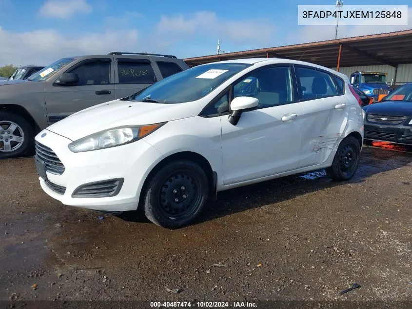 3FADP4TJXEM125848 2014 Ford Fiesta S