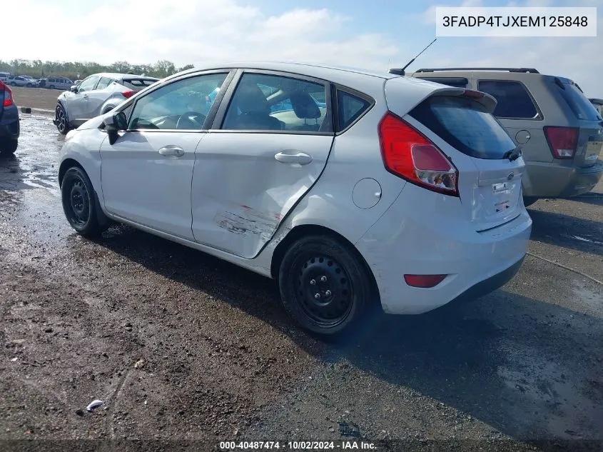 3FADP4TJXEM125848 2014 Ford Fiesta S