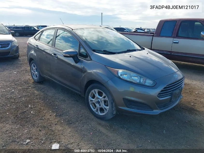 3FADP4BJ0EM121017 2014 Ford Fiesta Se