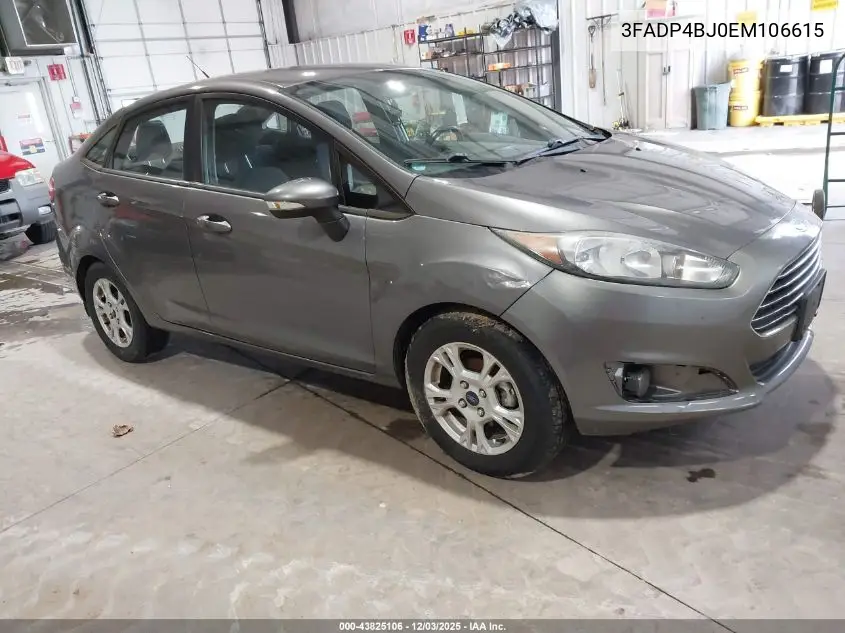 3FADP4BJ0EM106615 2014 Ford Fiesta Se