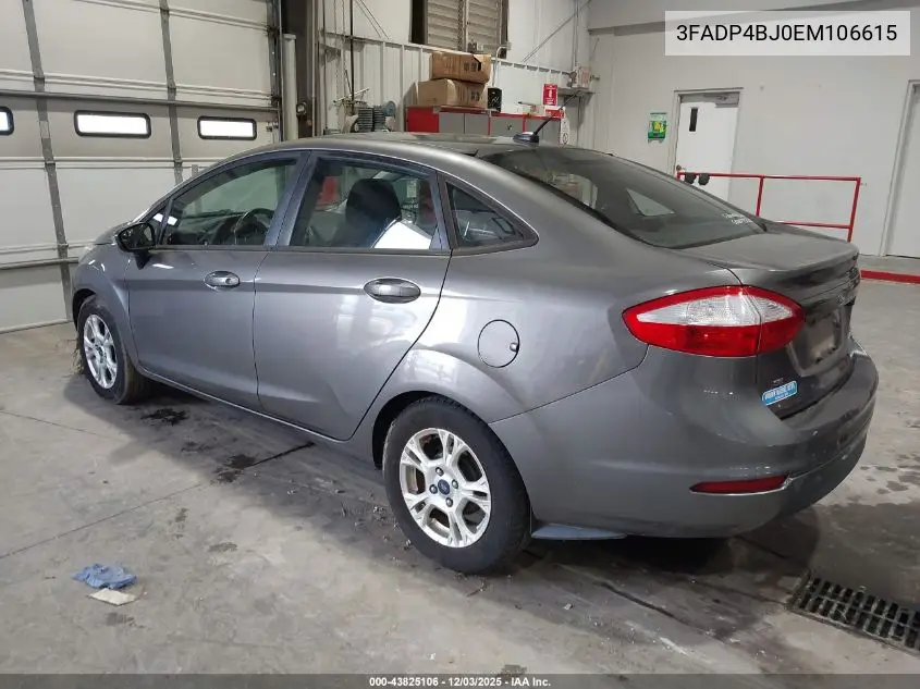 3FADP4BJ0EM106615 2014 Ford Fiesta Se