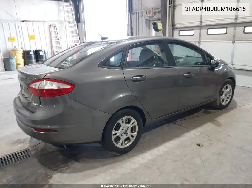 3FADP4BJ0EM106615 2014 Ford Fiesta Se