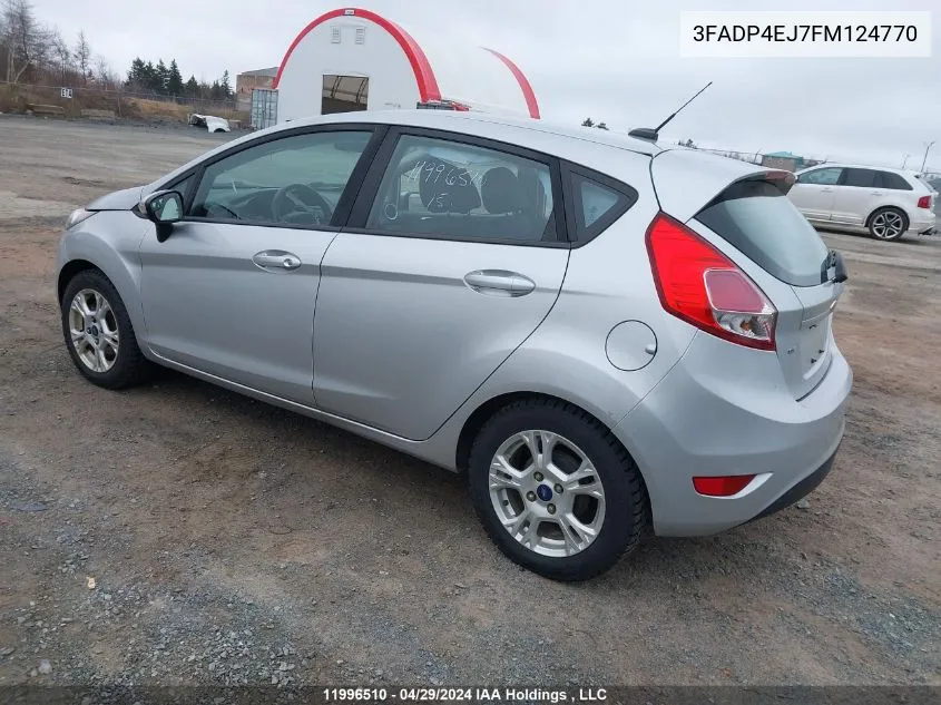 3FADP4EJ7FM124770 2015 Ford Fiesta Se