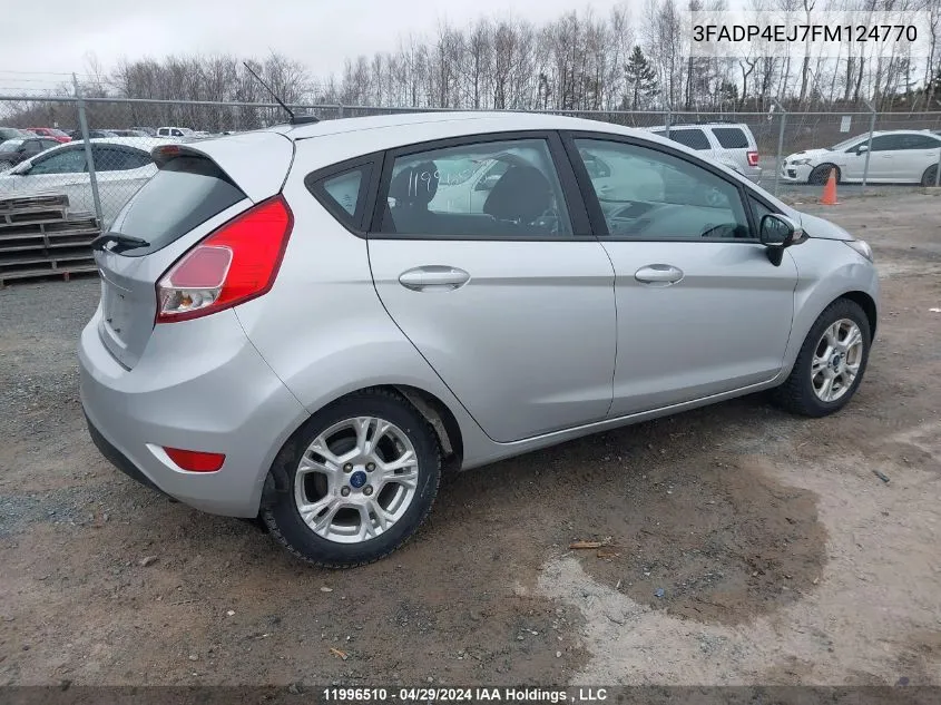 3FADP4EJ7FM124770 2015 Ford Fiesta Se