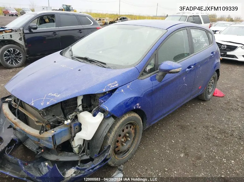 3FADP4EJXFM109339 2015 Ford Fiesta Se