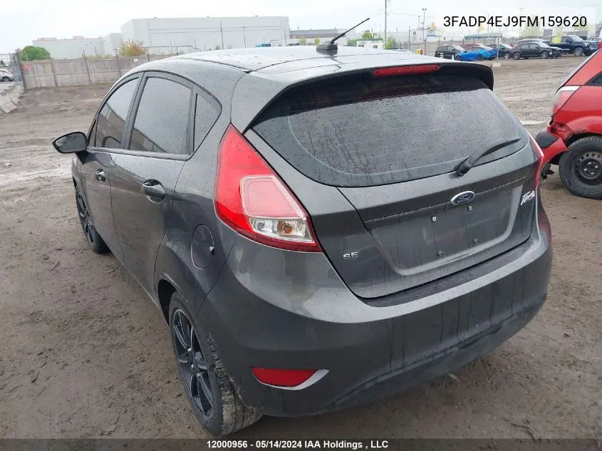 2015 Ford Fiesta Se VIN: 3FADP4EJ9FM159620 Lot: 12000956