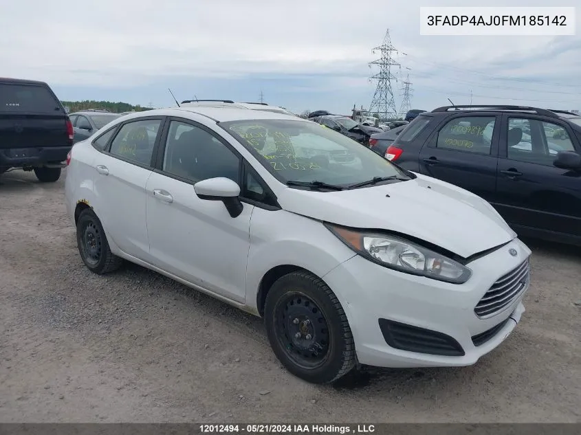 3FADP4AJ0FM185142 2015 Ford Fiesta S