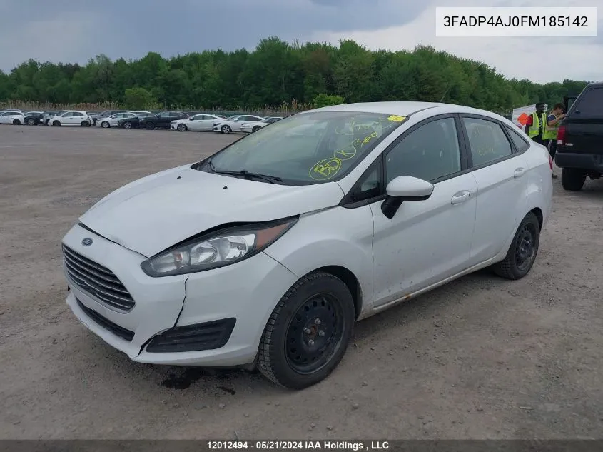 3FADP4AJ0FM185142 2015 Ford Fiesta S