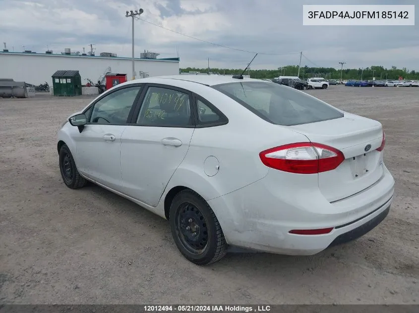 3FADP4AJ0FM185142 2015 Ford Fiesta S