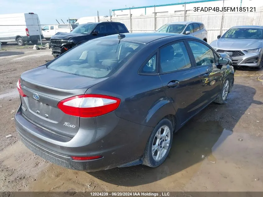 2015 Ford Fiesta Se VIN: 3FADP4BJ5FM185121 Lot: 12024239