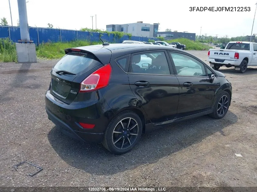 3FADP4EJ0FM212253 2015 Ford Fiesta Se