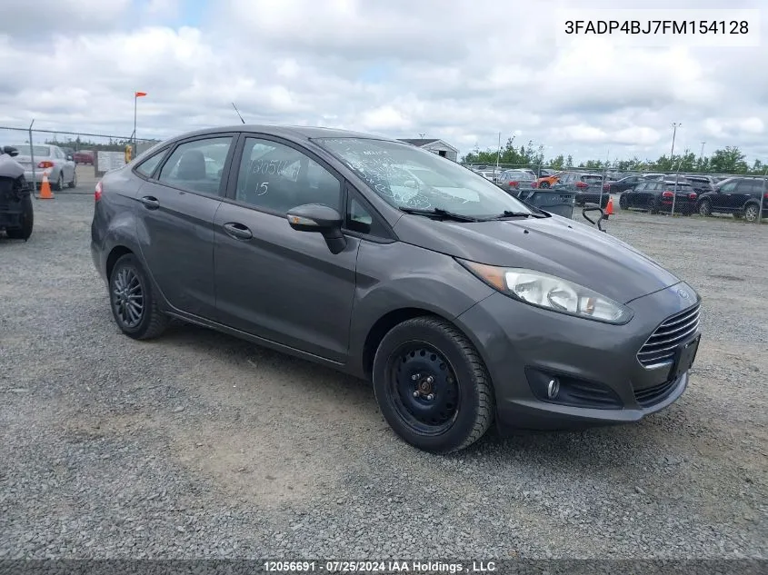 2015 Ford Fiesta Se VIN: 3FADP4BJ7FM154128 Lot: 12056691