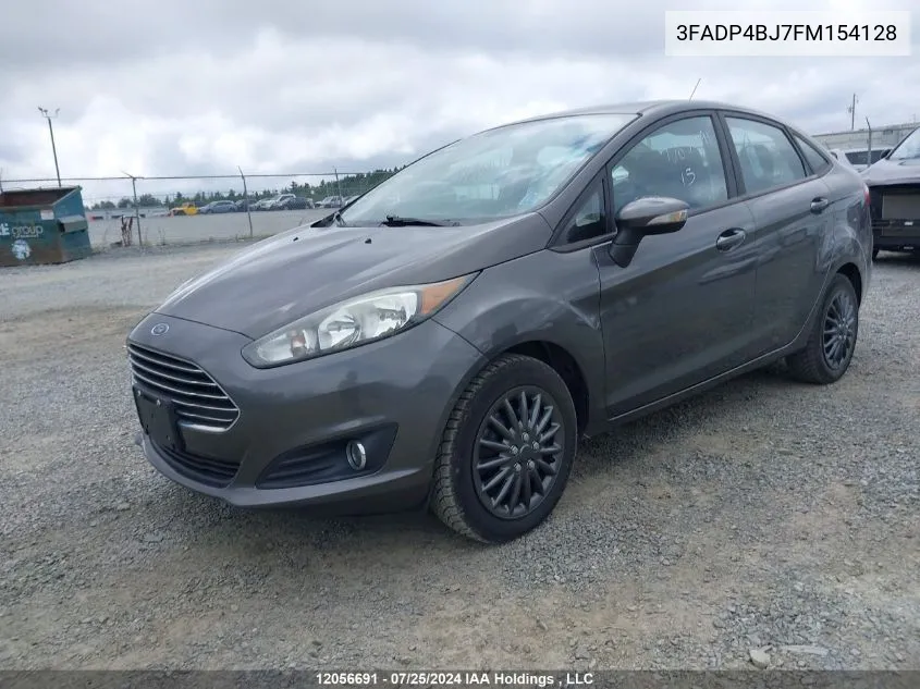 2015 Ford Fiesta Se VIN: 3FADP4BJ7FM154128 Lot: 12056691