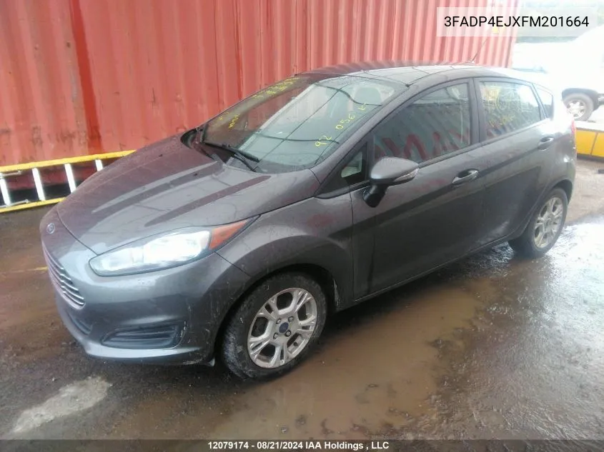 2015 Ford Fiesta VIN: 3FADP4EJXFM201664 Lot: 12079174