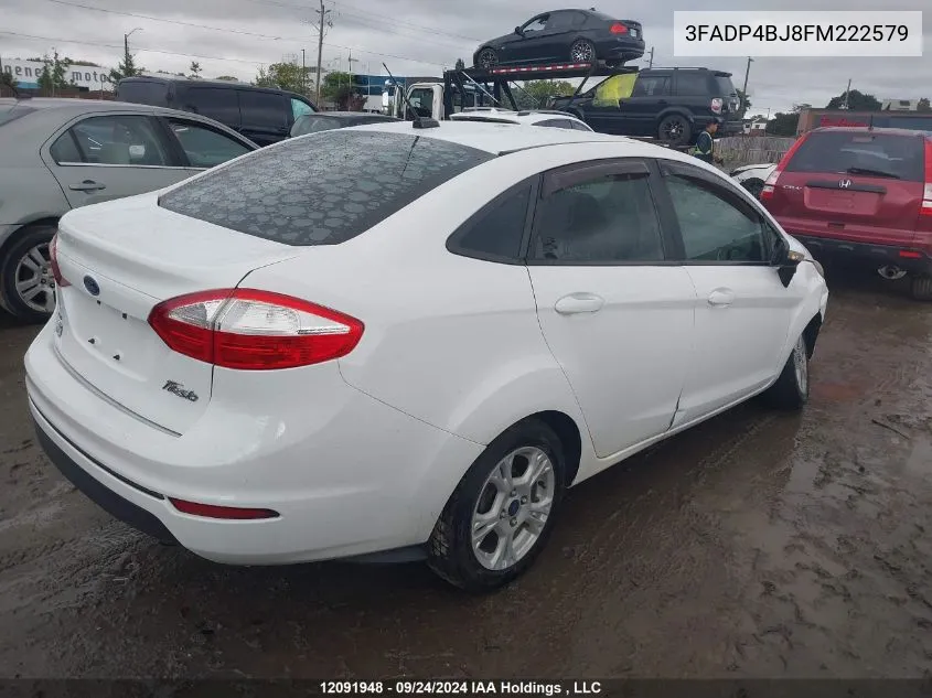 3FADP4BJ8FM222579 2015 Ford Fiesta Se