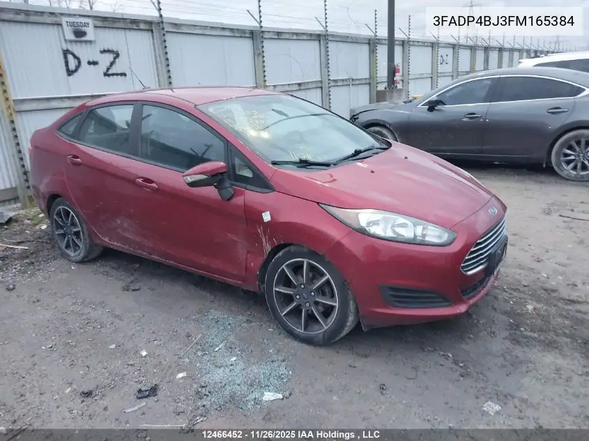 3FADP4BJ3FM165384 2015 Ford Fiesta Se