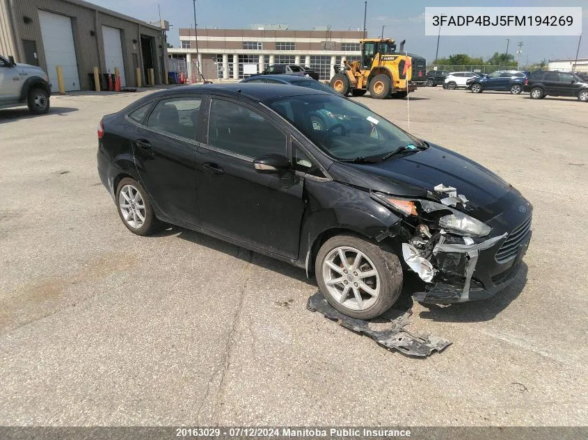 3FADP4BJ5FM194269 2015 Ford Fiesta Se