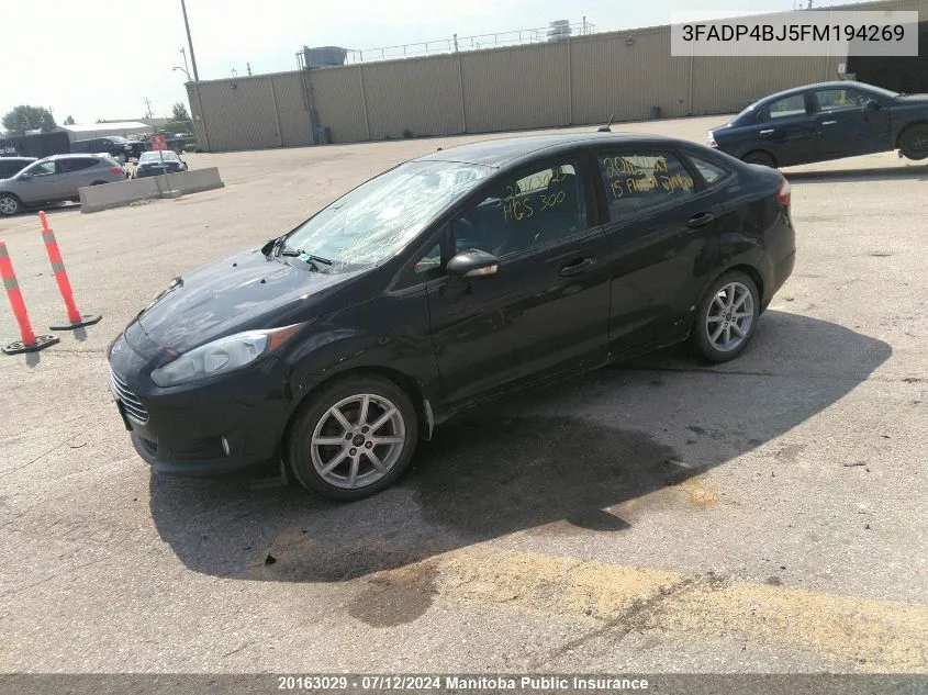 3FADP4BJ5FM194269 2015 Ford Fiesta Se