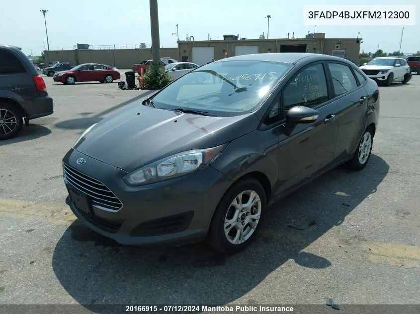 3FADP4BJXFM212300 2015 Ford Fiesta Se