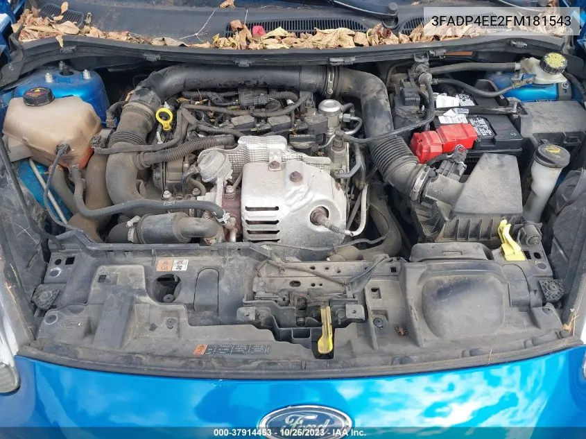 3FADP4EE2FM181543 2015 Ford Fiesta Se