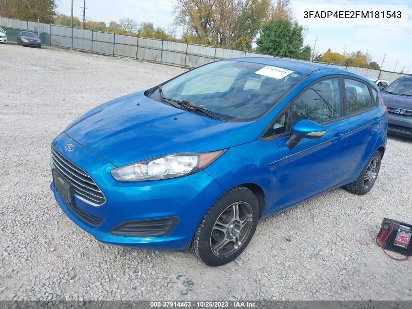 3FADP4EE2FM181543 2015 Ford Fiesta Se