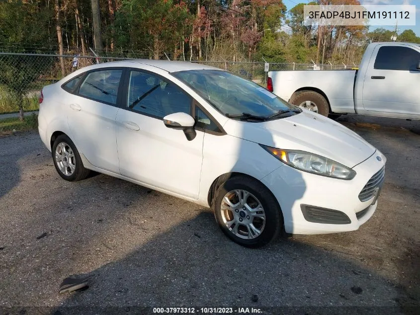 3FADP4BJ1FM191112 2015 Ford Fiesta Se