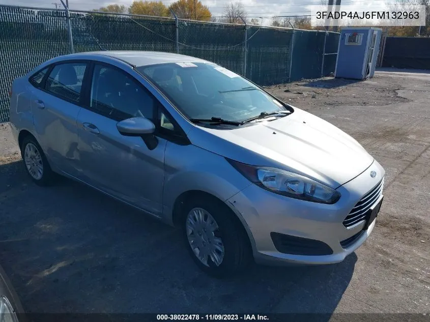 3FADP4AJ6FM132963 2015 Ford Fiesta S