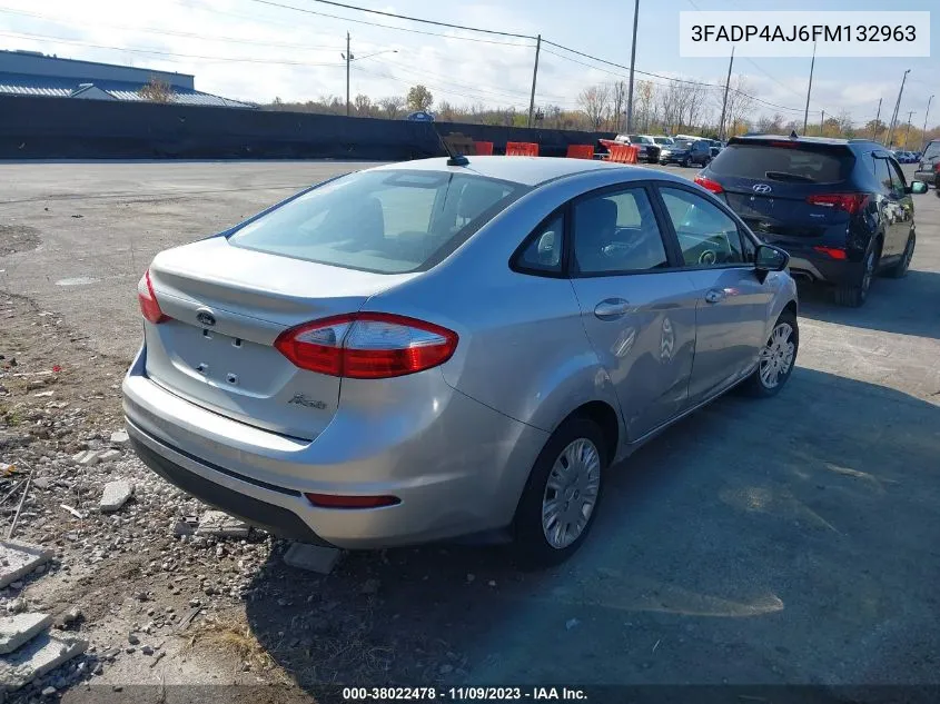 3FADP4AJ6FM132963 2015 Ford Fiesta S