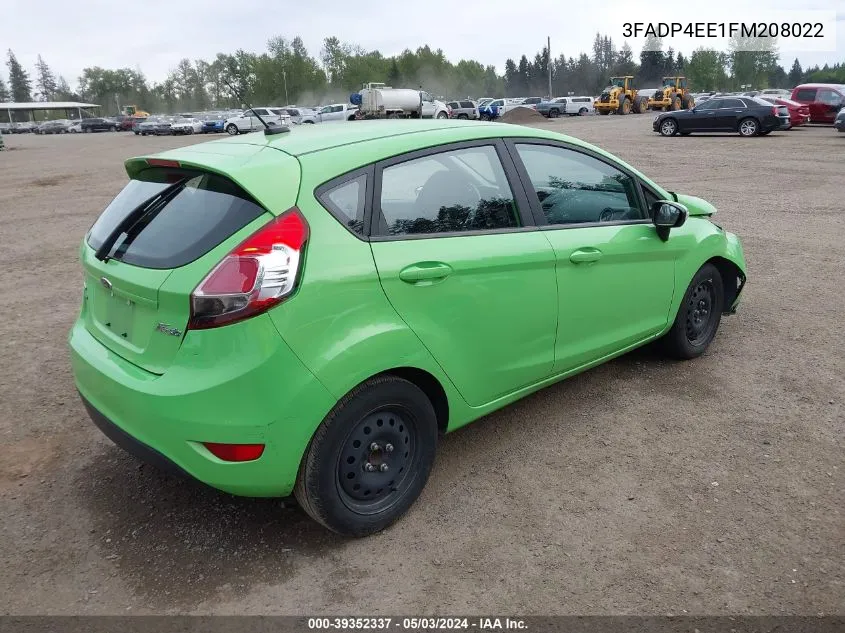 3FADP4EE1FM208022 2015 Ford Fiesta Se