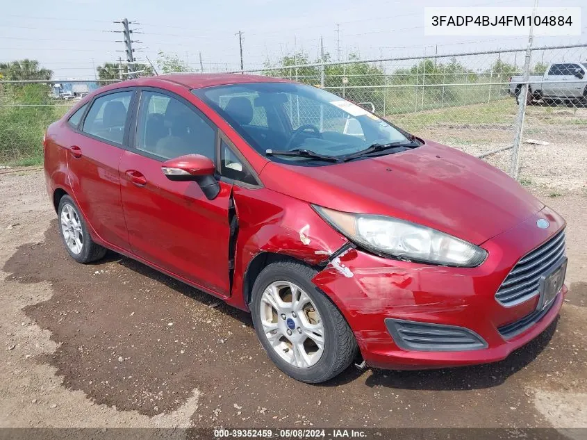 3FADP4BJ4FM104884 2015 Ford Fiesta Se