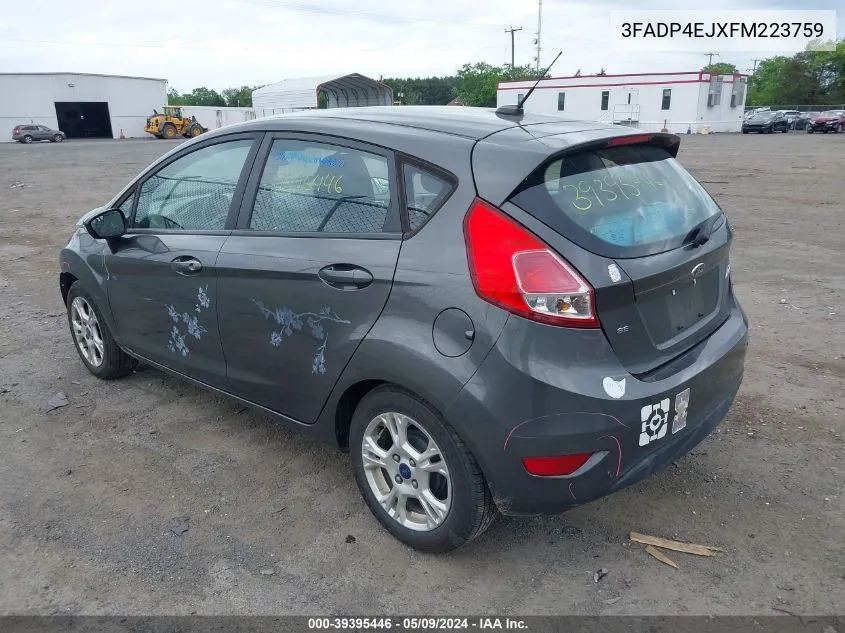 3FADP4EJXFM223759 2015 Ford Fiesta Se