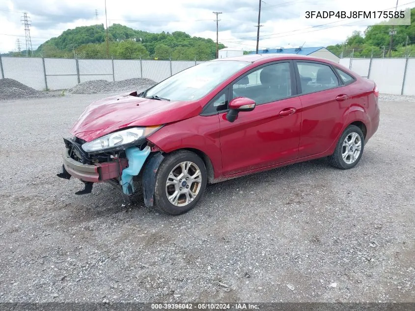 2015 Ford Fiesta Se VIN: 3FADP4BJ8FM175585 Lot: 39396042